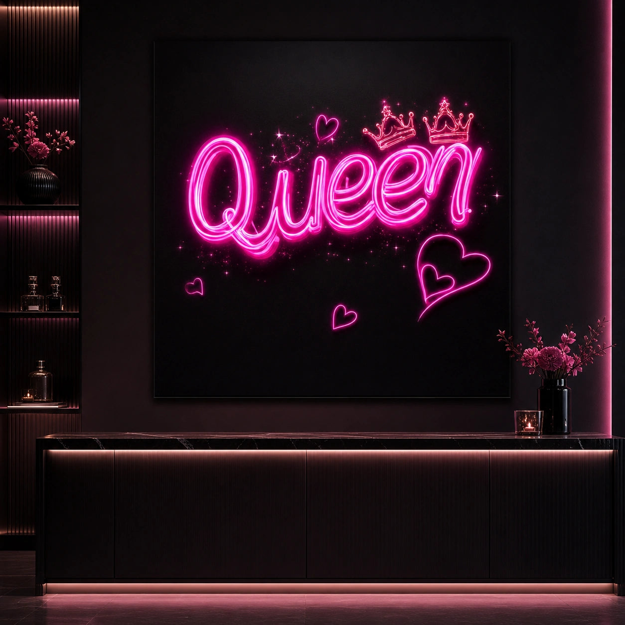 Queen Wall Decor LED Neon Sign Garage Man Cave Neon Sign high-converting product image