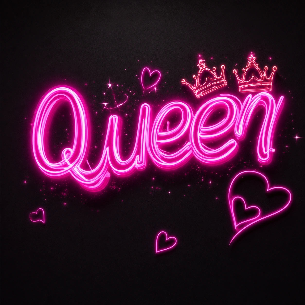 Queen Wall Decor LED Neon Sign Garage Man Cave Neon Sign main product image
