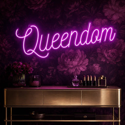 Queendom Wall Decor LED Neon Sign Garage Man Cave Neon Sign - Shineneon