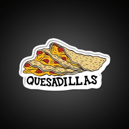 Quesadillas Fast Food Led Neon Sign For Burger Place Rgb Color - Shineneon