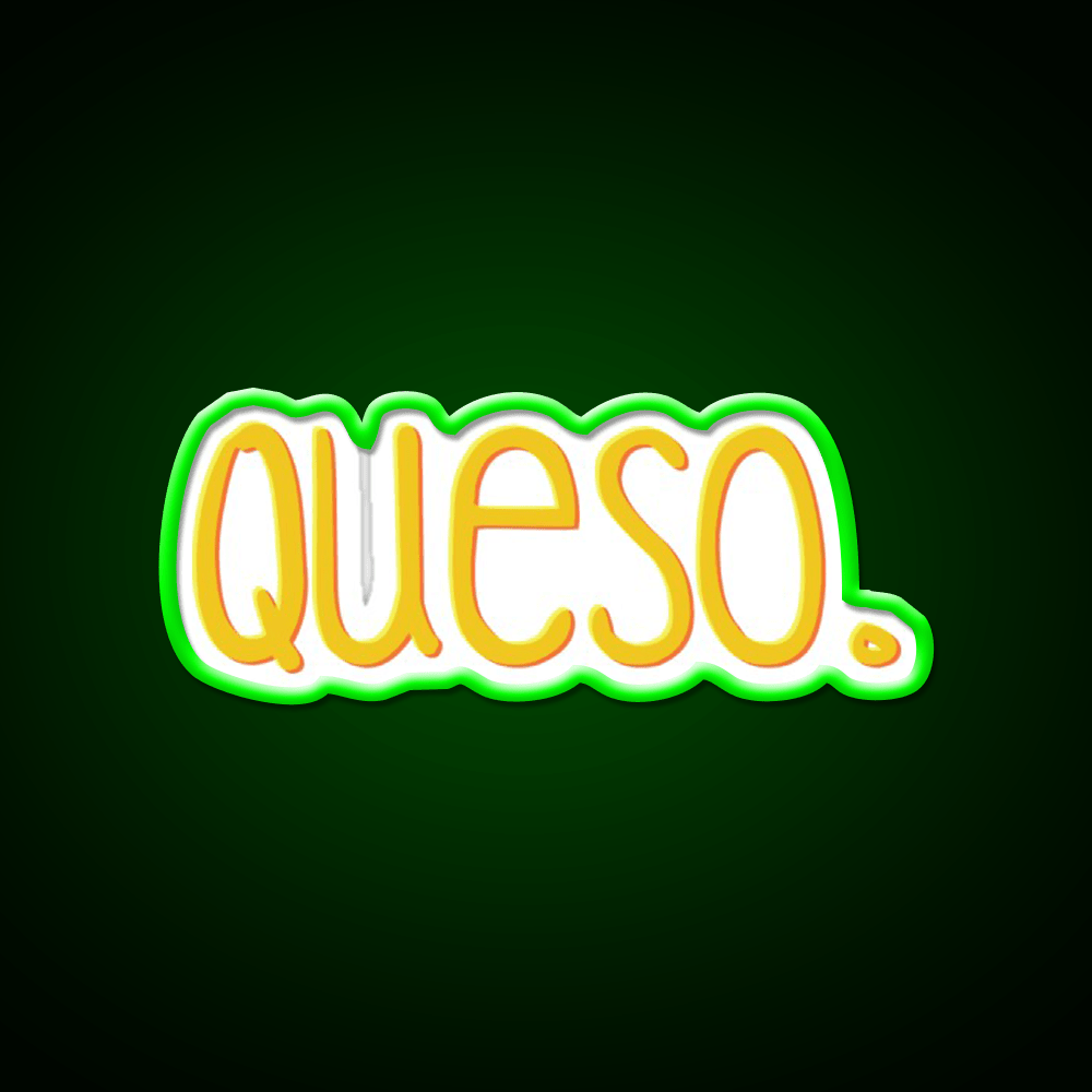 Queso Snack Food Led Neon Sign Rgb Color - Shineneon