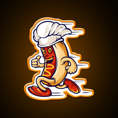 Quick Hotdog Fast Food Led Neon Sign For Burger Place Rgb Color - Shineneon