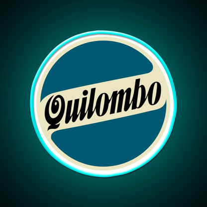 Quilombo Old Quilmes Beer Logo Beer Bar Decor Led Neon Sign Rgb Color - Size and dimension reference