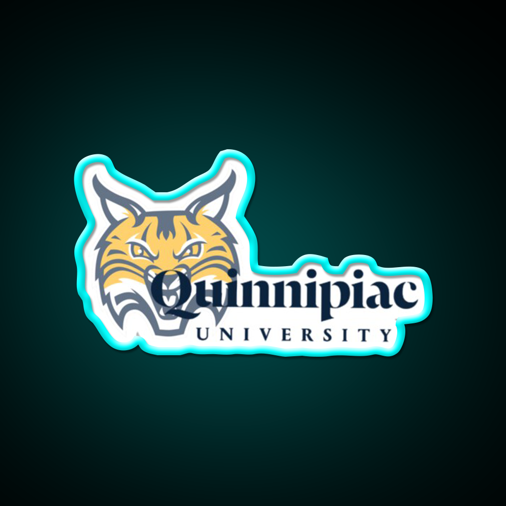 Quinnipiac Bobcat Beer Bar Decor Led Neon Sign Rgb Color - Size and dimension reference
