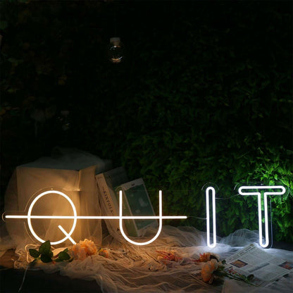 Quit Led Neon Sign | Shineneon