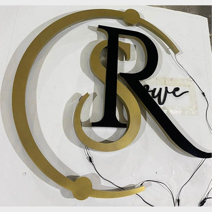 R S Logo 3D Backlit Channel Letters Led Light Sign - Shineneon