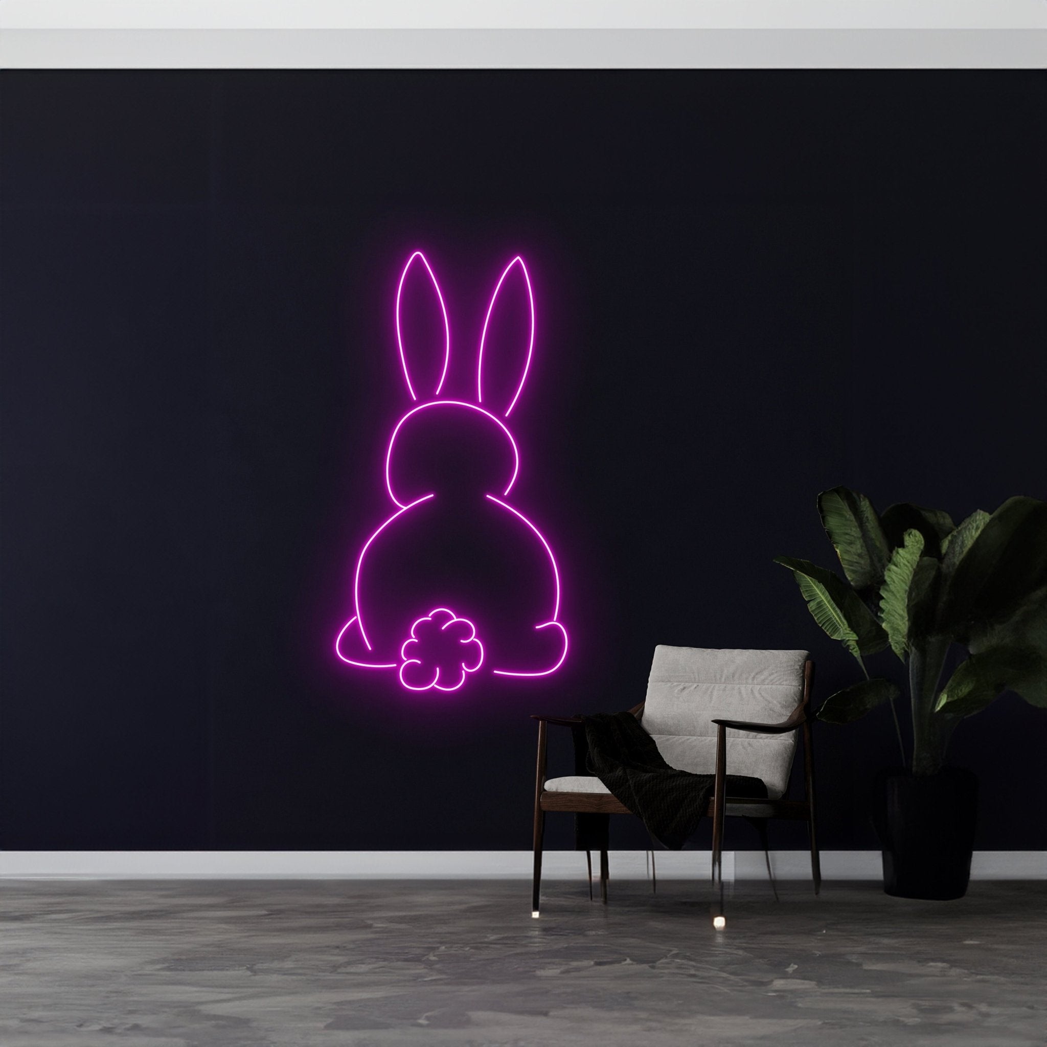 Rabbit Neon Sign Easter Room Wall Art Decor - Shineneon