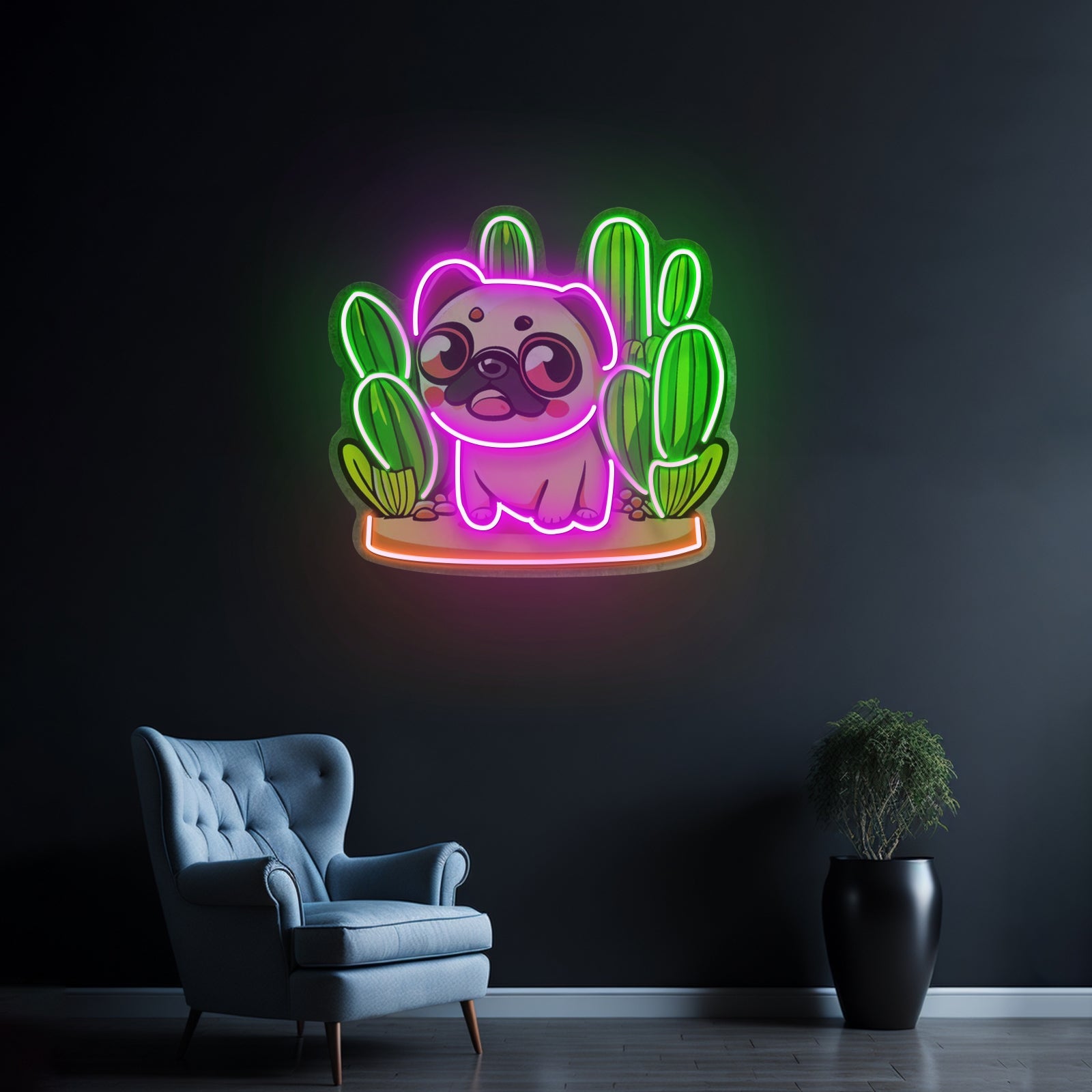 Rabbit Patin Led Neon Sign Light Custom Led Signs - Shineneon
