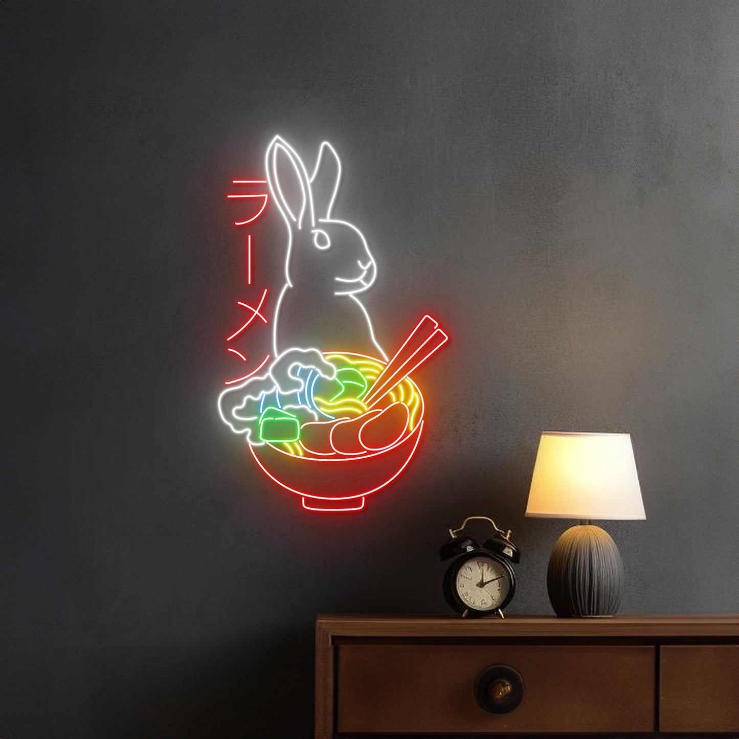 Rabbit Ramen Led Sign