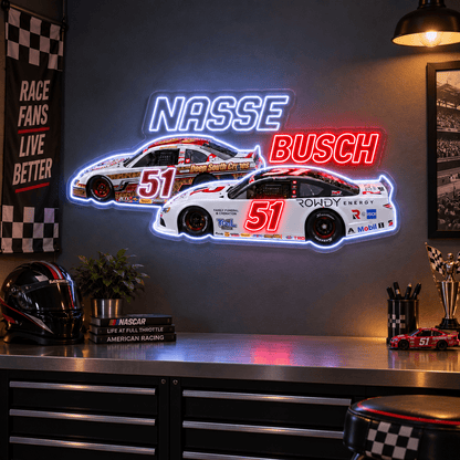 Race Cars Custom LED Neon Sign - Shineneon