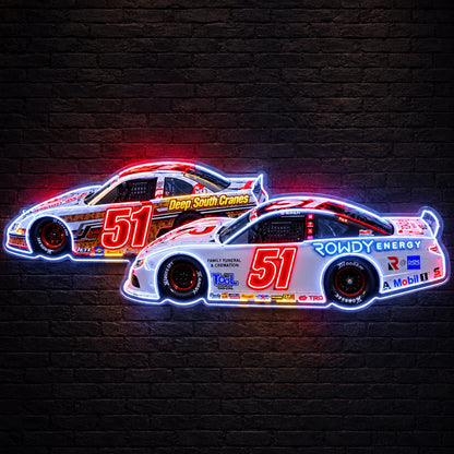 Race Cars Custom LED Neon Sign | 8b7dc9bfd3fda38460c02e50095b66bc9034ee6b38f60129945925d50b072362 | effect