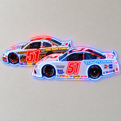 Race Cars Custom LED Neon Sign | 7502d67d382dd9c75f0a239e1e3cc0a565306573353a8318c55e94c9ead121b0 | natural_light