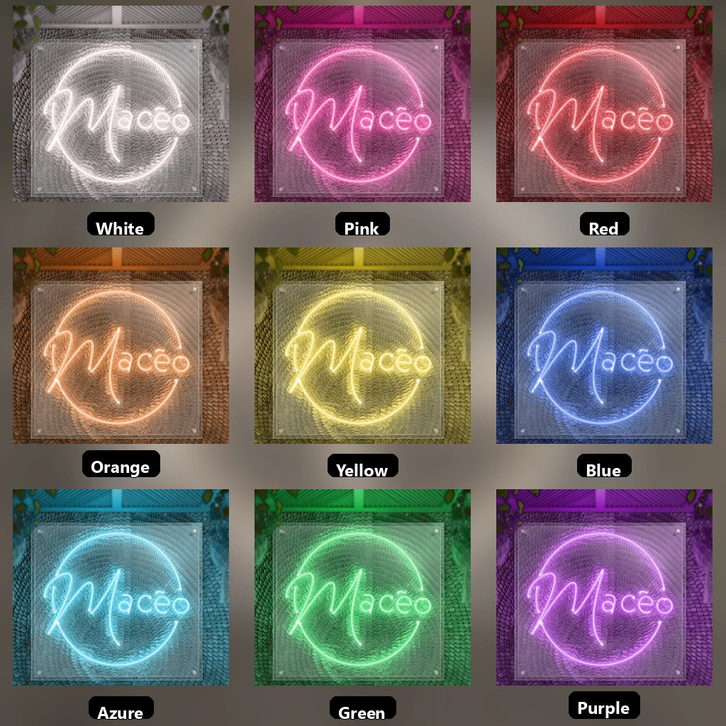 Race LED Neon Sign - 05 Color Grid