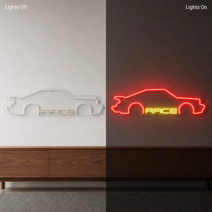 Race Sports Car LED Neon Sign - Shineneon