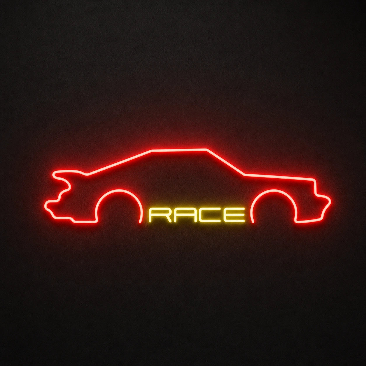 Race Sports Car LED Neon Sign Garage Man Cave Neon Sign main product image
