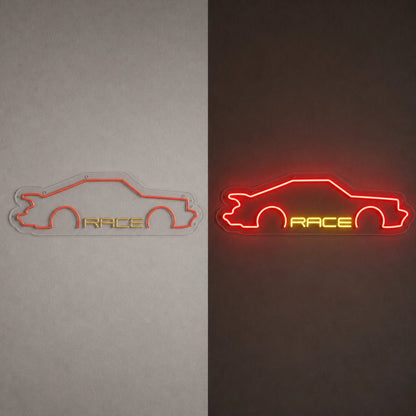 Race Sports Car Vintage LED Neon Sign - Shineneon