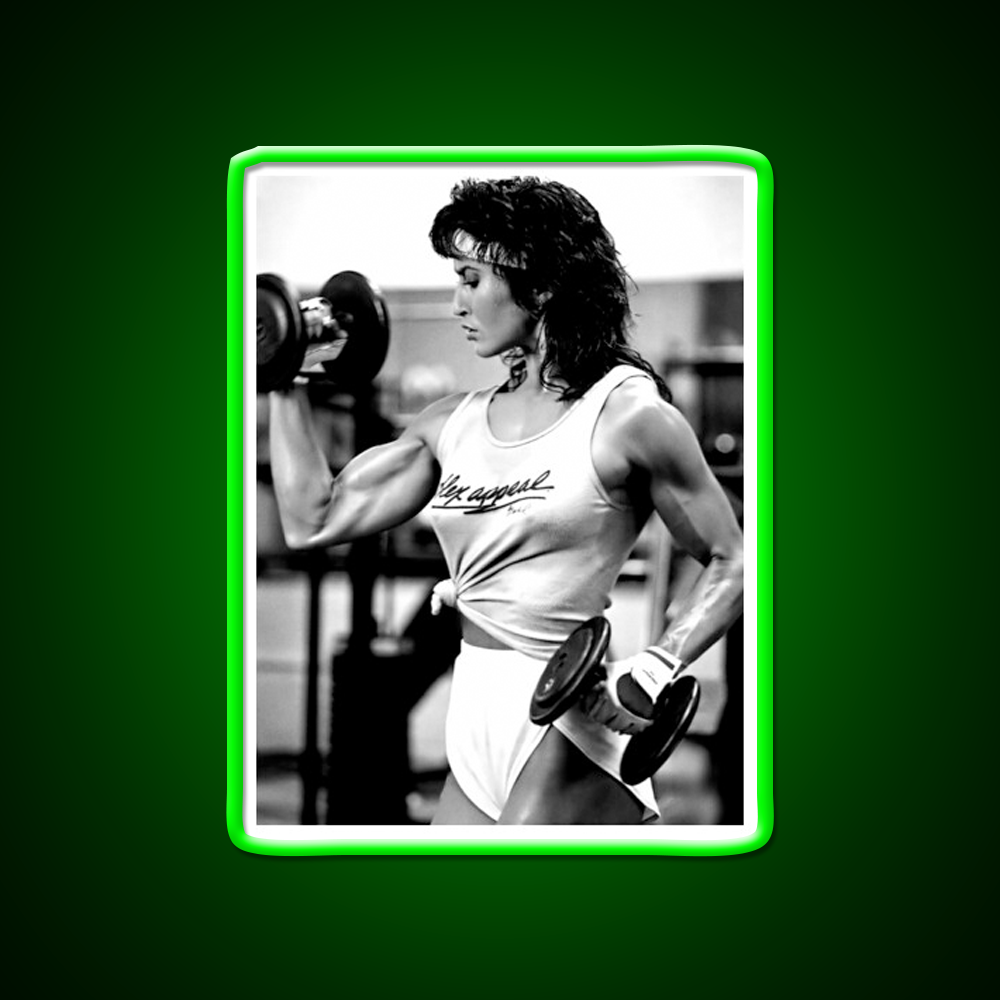 Rachel Mclish Gym Fitness Led Neon Sign Rgb Color