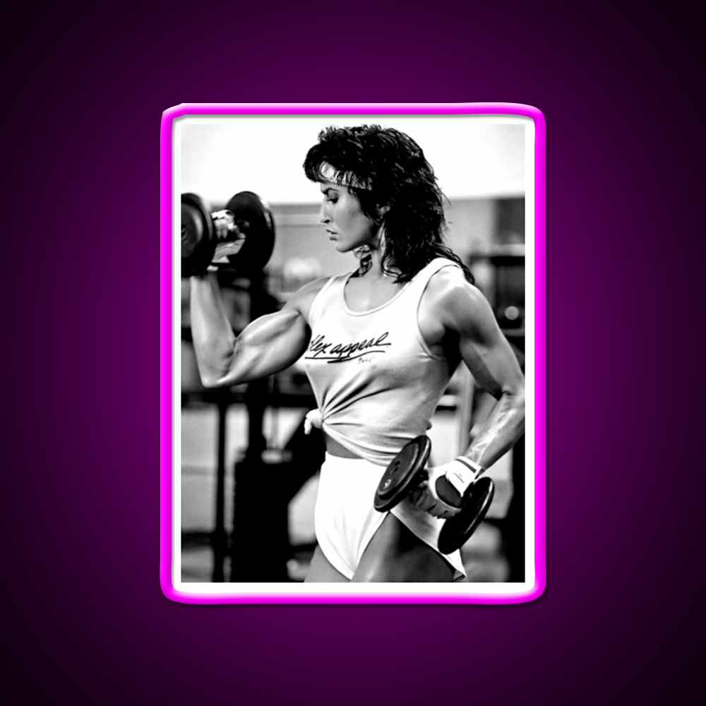 Rachel Mclish Gym Fitness Led Neon Sign Rgb Color