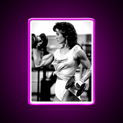 Rachel Mclish Gym Fitness Led Neon Sign Rgb Color