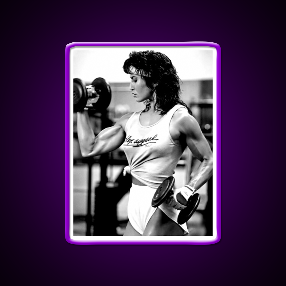 Rachel Mclish Gym Fitness Led Neon Sign Rgb Color