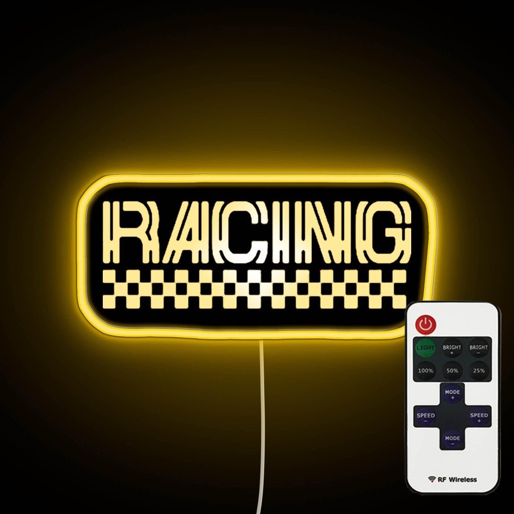 Racing C Neon Sign Pop Art Neon Sign - Shineneon