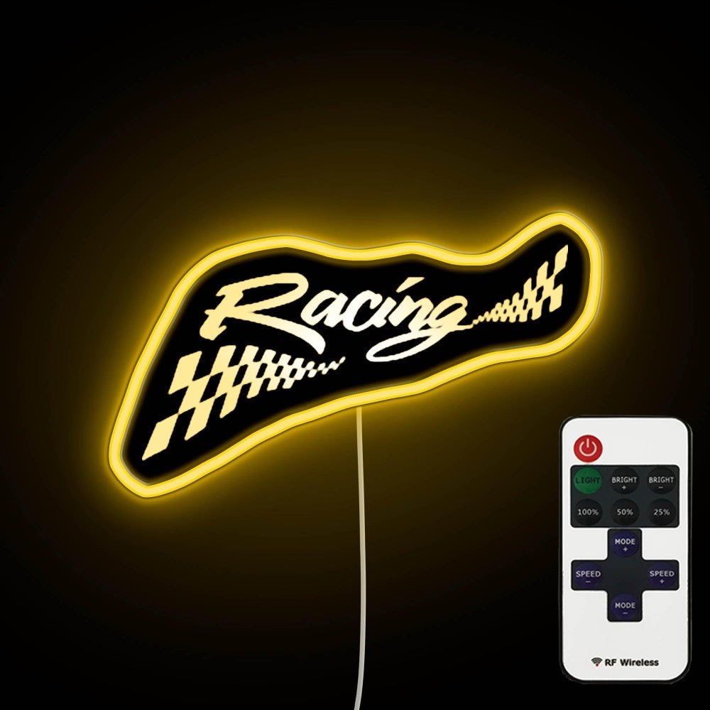 Racing D Neon Sign Unique Neon Sign - Shineneon