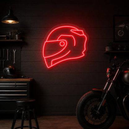 Racing Helmet LED Neon Sign - Shineneon