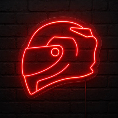 Racing Helmet LED Neon Sign - Shineneon