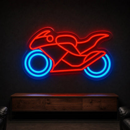 Racing Motorcycle Side Profile LED Neon Sign - Shineneon