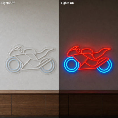 Racing Motorcycle Side Profile LED Neon Sign - Shineneon