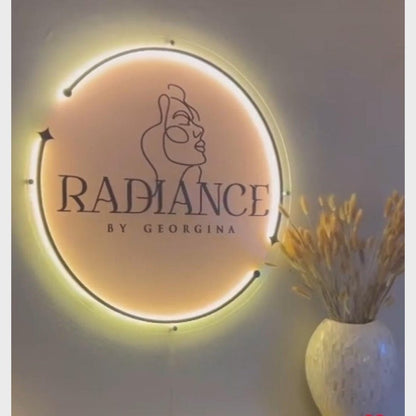 Radiance By Georgina Acrylic Business Logo Sign - Shineneon