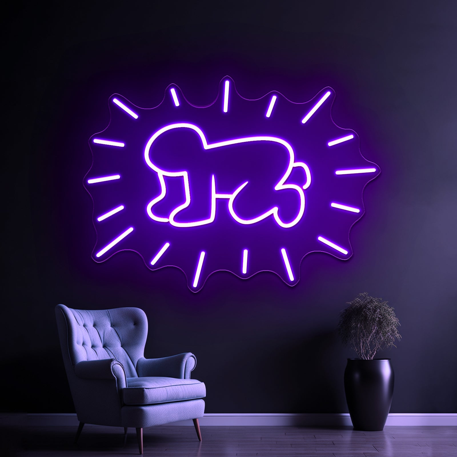 Radiant Baby Artistic Neon Signs Wall Art Led Signs | Shineneon