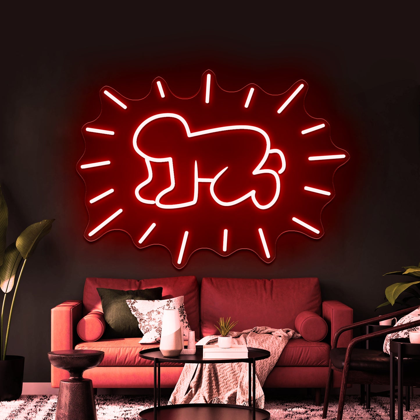 Radiant Baby Artistic Neon Signs Wall Art Led Signs