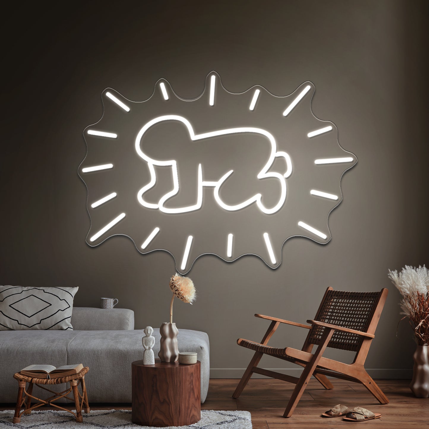 Radiant Baby Artistic Neon Signs Wall Art Led Signs