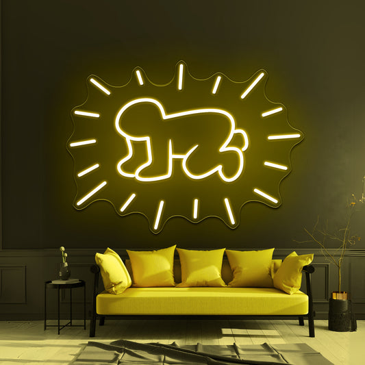 Radiant Baby Artistic Neon Signs Wall Art Led Signs