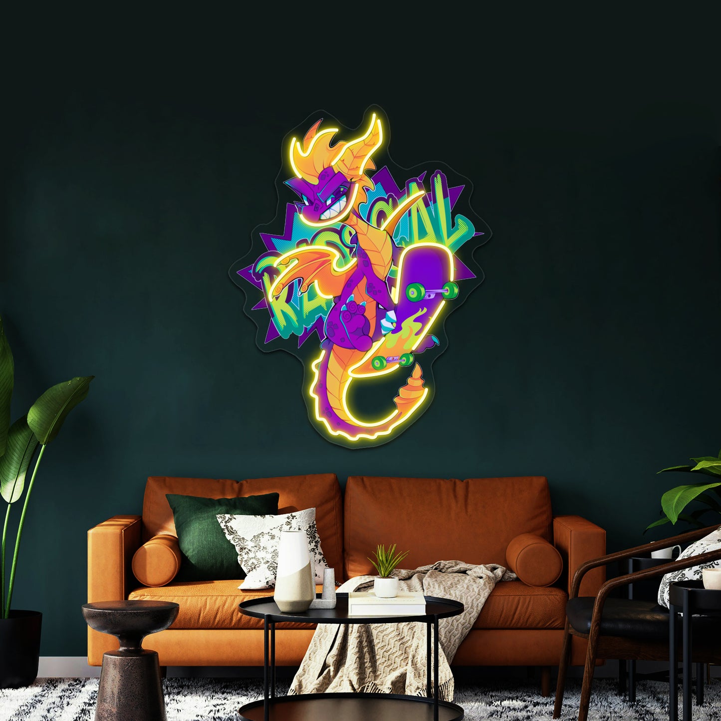 Radical Dragon Artwork Led Signs For Room