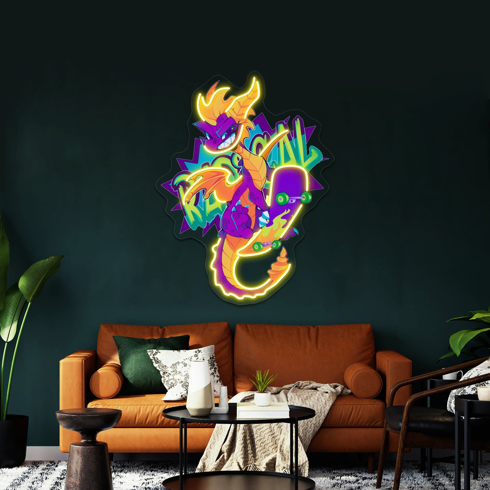 Radical Dragon Artwork Led Signs For Room | Shineneon