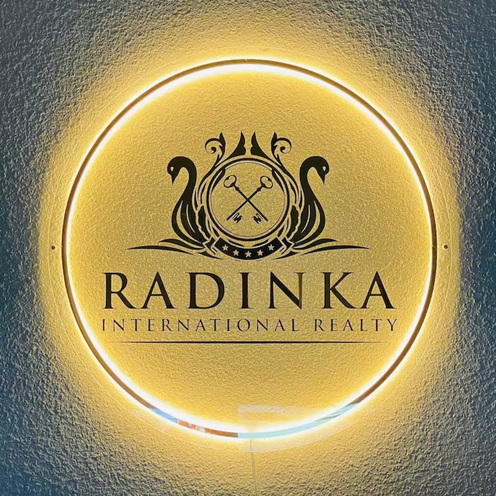 Radinka Acrylic Business Logo Sign - Shineneon