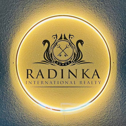 Radinka Acrylic Business Logo Sign - Shineneon