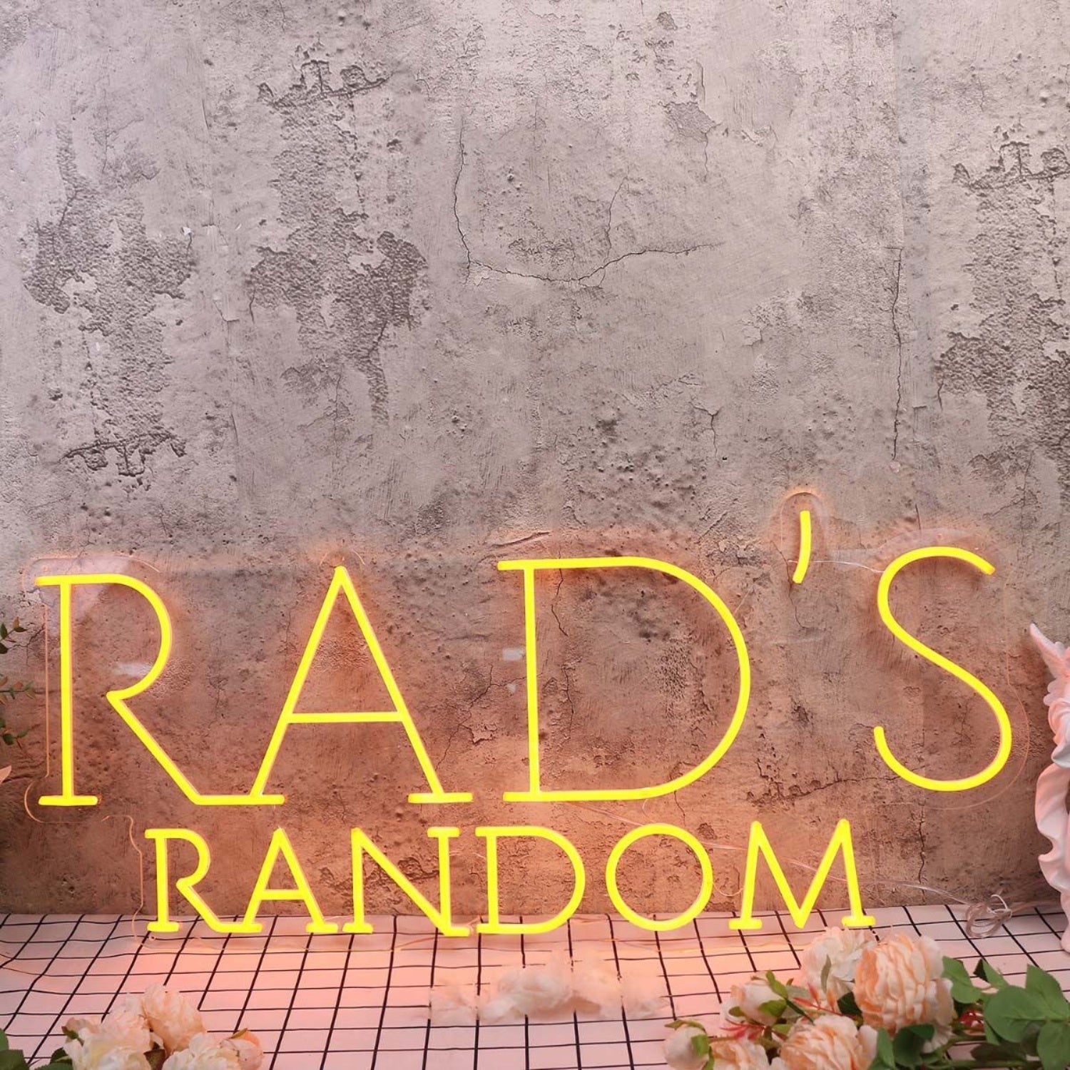 Rads Random Orange Led Neon Sign - Shineneon
