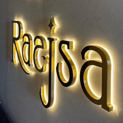Raejsa 3D Backlit Channel Letters Led Light Sign - Shineneon
