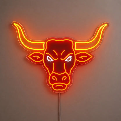 Raging Bull Head Neon Sign LED Neon Sign main product image