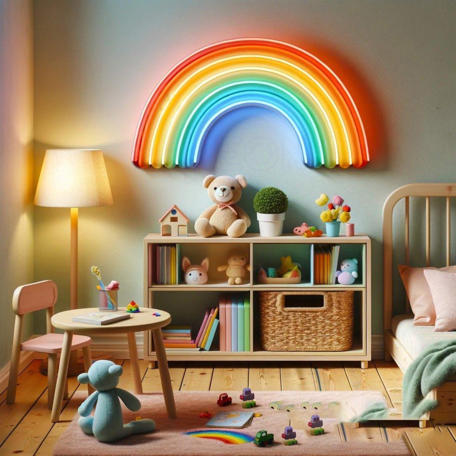 Rainbow Arc Led Neon Sign For Kids Room Decor | Shineneon