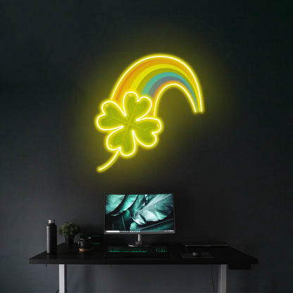 Rainbow Ice Cream Custom Led Signs Artwork For Sale