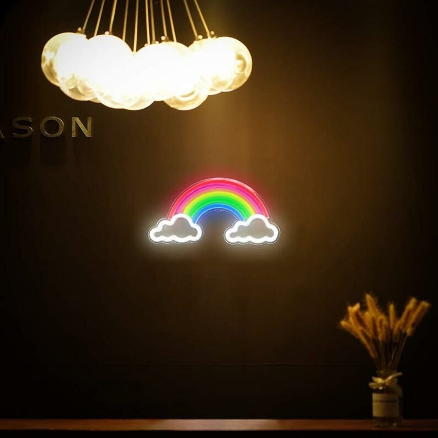 Rainbow In The Cloud Led Neon Sign - Shineneon