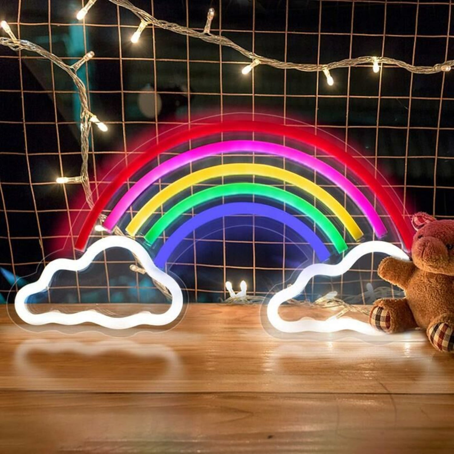 Rainbow In The Cloud Led Neon Sign - Shineneon