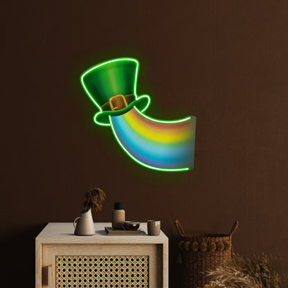 Rainbow Into Heart Saint Patrick Day Led Signs - Shineneon