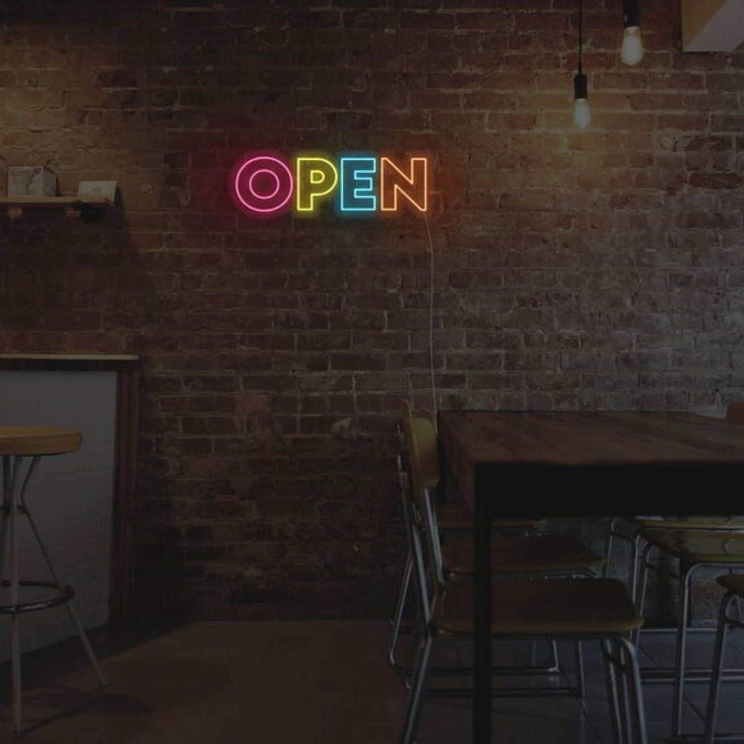 Rainbow Open Led Neon Sign | Shineneon