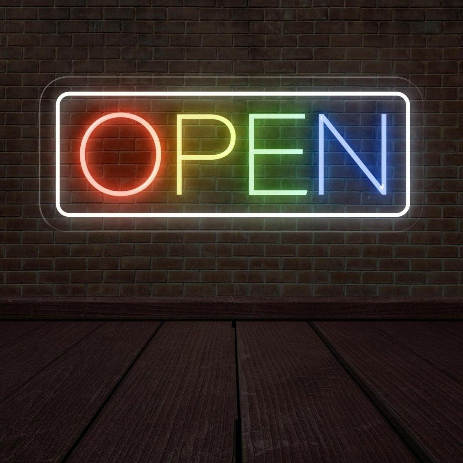 Rainbow Open Led Neon Sign | Shineneon