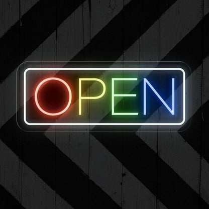 Rainbow Open Led Neon Sign | Shineneon